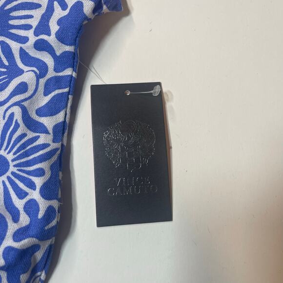 Vance Camuto Girls Size 6 button up top-Periwinkle flowery design NWT - Picture 5 of 5